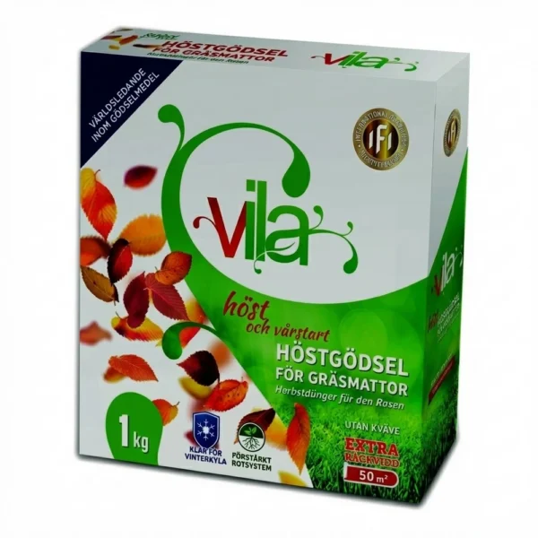 Höstgödsel för gräsmatta 1 kg | Utan kväve, fosfor & kalium