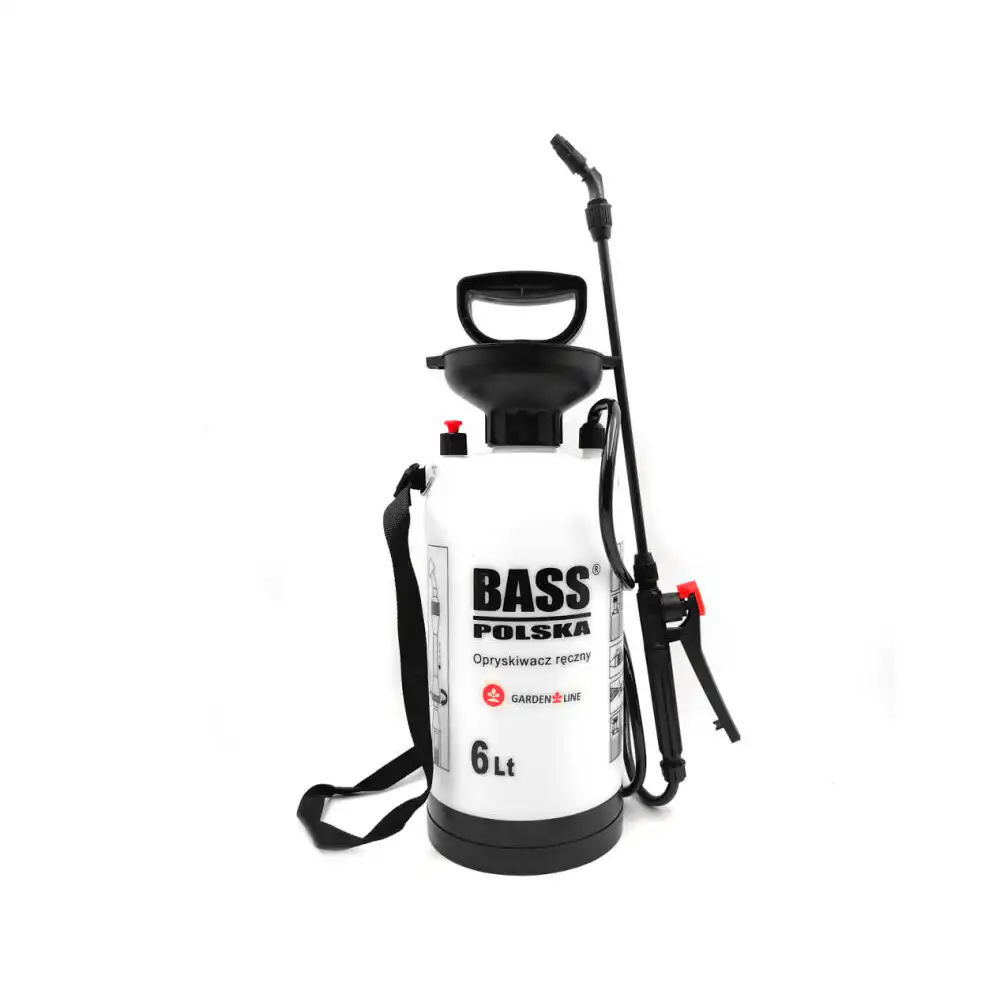 Bass Tryckspruta 6L Lätt Bass tryckspruta 6L med axelrem och kraftig pump för trädgård